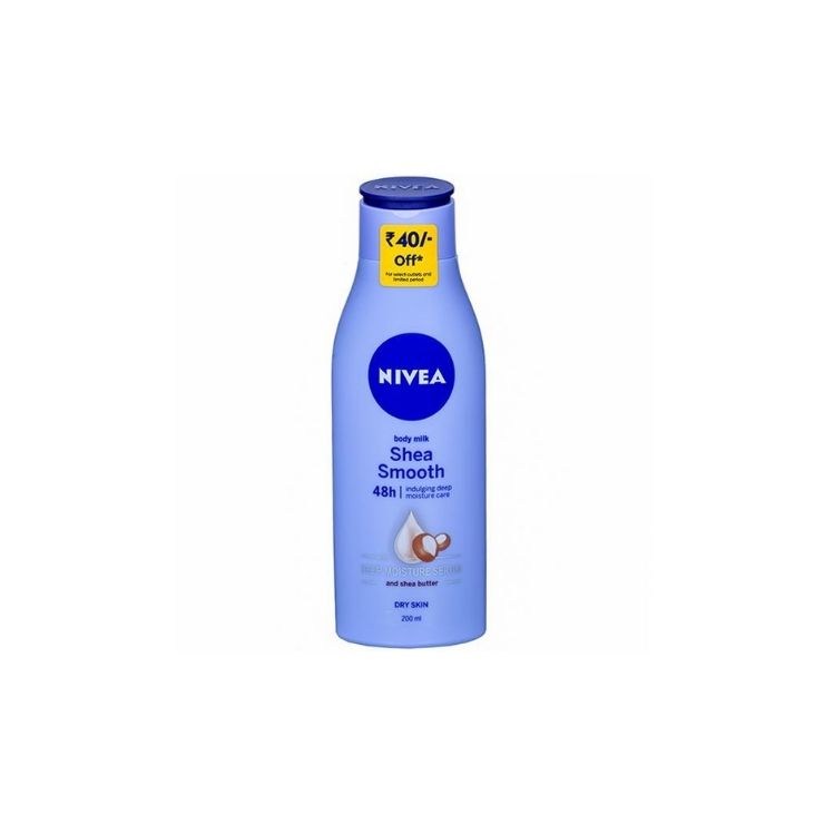 Nivea Body Milk Shea Smooth Deep Moisture Serum Dry Skin 200ml