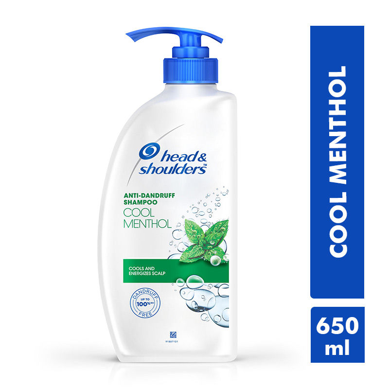 Head  Shoulders Amp AntiDandruff Shampoo Cool Menthol Energizes Scalp 650 Ml