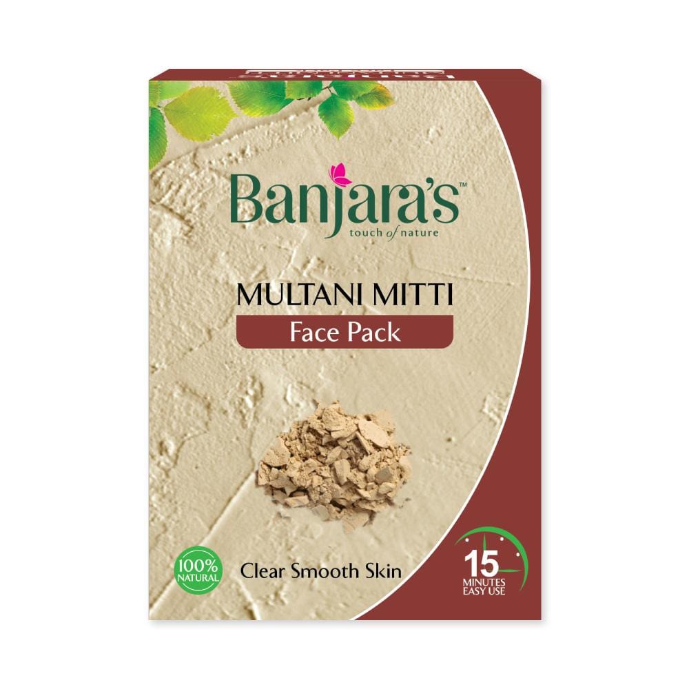 Banjara's Multani Mitti Face Pack Powder - 100g (5*20g)
