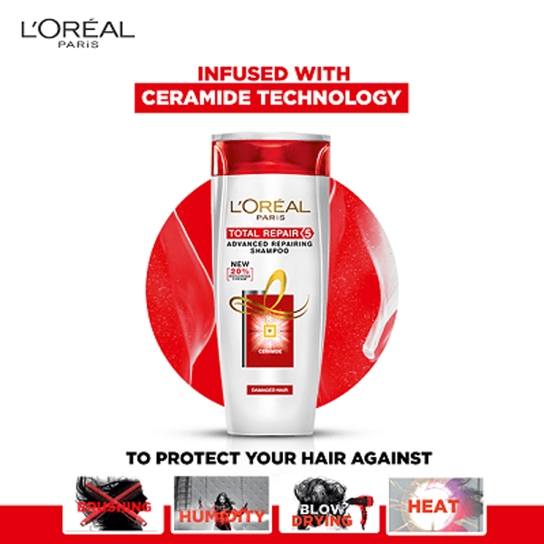 LOreal Paris Total Repair 5 Shampoo For Damaged Hair 192.5ml