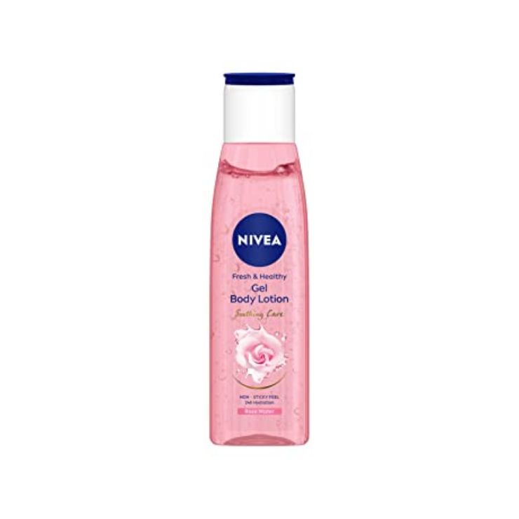 Nivea Fresh  Healthy Gel Body Lotion Soothing Care Rose Water 200Ml