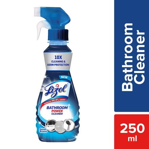 Lizol Bathroom Power Cleaner - Ocean Breeze, 250 ml