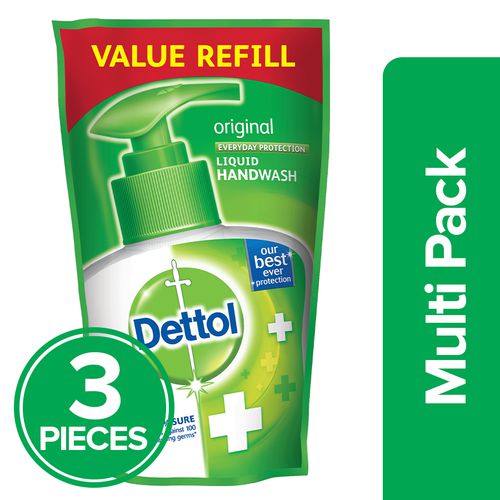 "Dettol Liquid Handwash Refill - Original Hand Wash  Germ defence Formula 