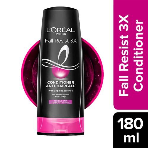 Loreal Paris Fall Resist 3X Anti-Hairfall Conditioner, 180 ml