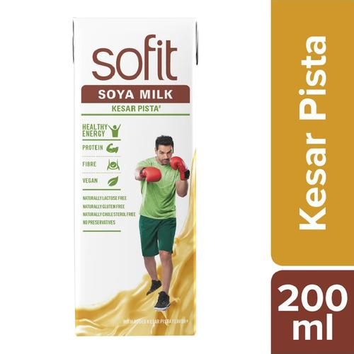Sofit  Soya Drink Kesar Pista, 200 ml Carton