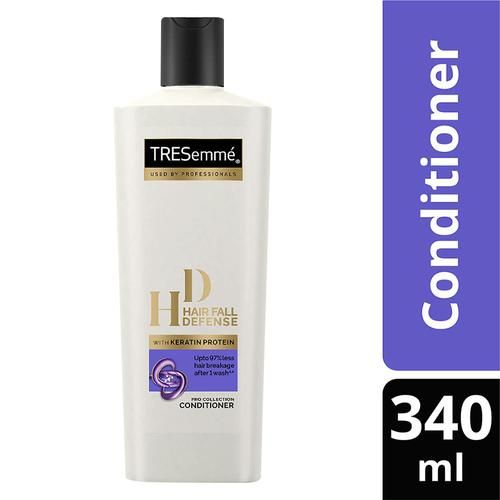 Tresemme Hair Fall Defense Pro Collection Conditioner - with Keratin Protein, Upto 97% Less Hair Breakage After 1 Wash, 340 ml