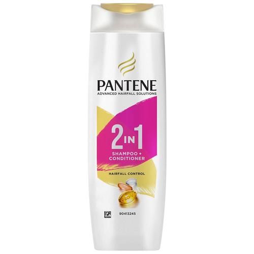 Pantene Pro-V Advanced Solution 2 In1 Shampoo & Conditioner - For Hairfall Control, 180 ml