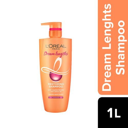Loreal Paris Dream Lengths Shampoo, 1 L