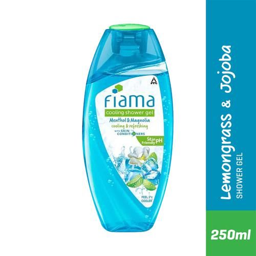 Fiama Cooling Shower Gel - Menthol & Magnolia, 250 ml