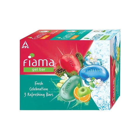 Fiama Gel Fresh Celebration Bathing Soap - Pack of 3