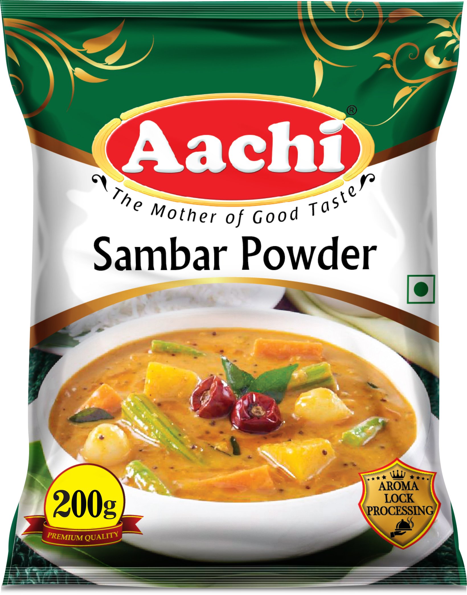 Aachi Sambar Powder 200 Gms Pouch (F)