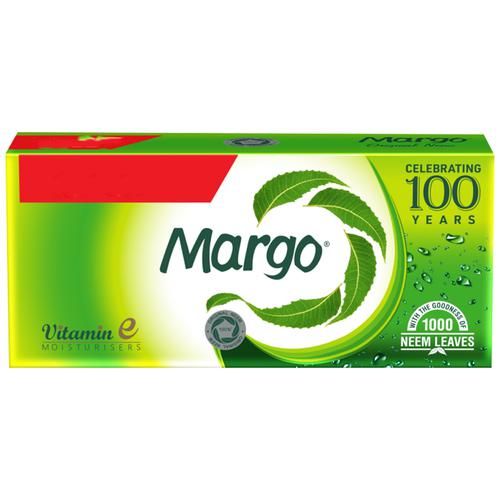 Margo Original Neem Soap, With Goodness of 1000 Neem Leaves, 125 g (Buy 6 Get 2 Free)