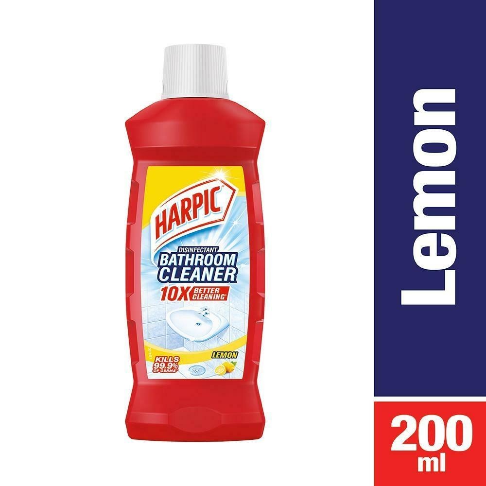 Harpic Disinfectant Bathroom Cleaner  Lemon 200 Ml