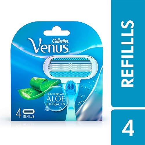 Gillette Venus Razor Blades For Women  4 Pieces