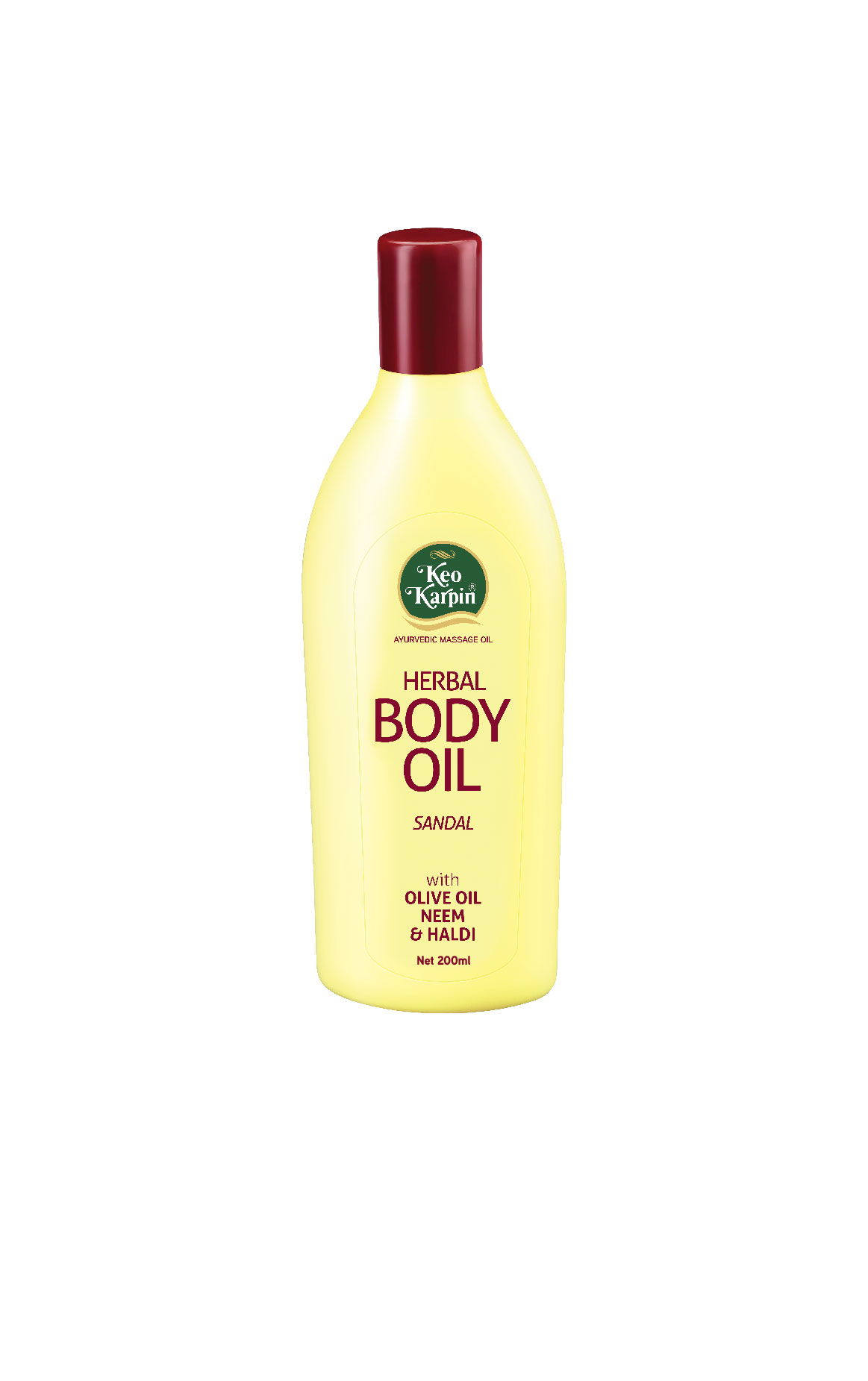 Keo Karpin Herbal Body Oil  Sandal 200 Ml