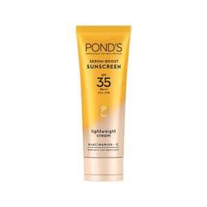 PONDS Serum boost sunscreen SPF 35 and NIACINAMIDEC Serum 50g  Pack Of 2