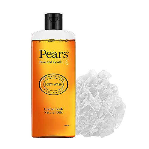 Pears Pure & Gentle Body Wash - with Free Loofah