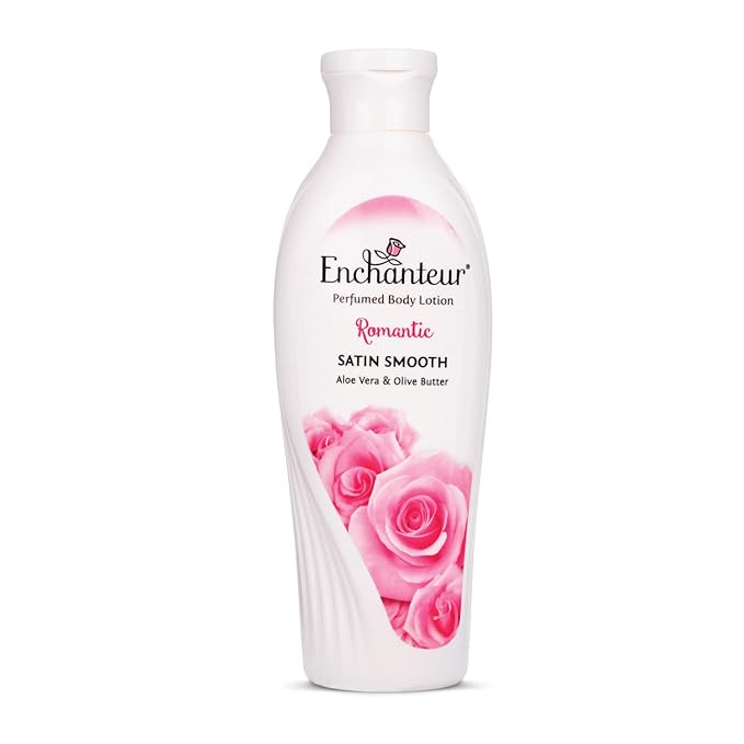 Enchanteur Romantic Perfumed Body Lotion with Aloe Vera & Olive Butter, 250ml