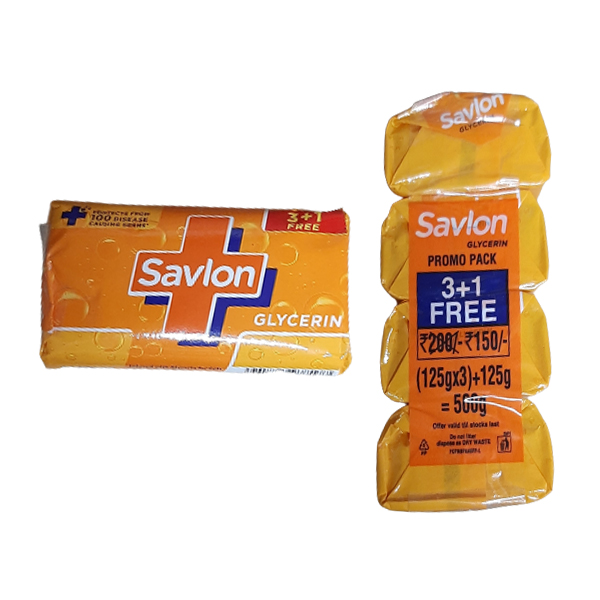 Savlon Glycerin Germ Protection Bathing Soap Bar 125G
