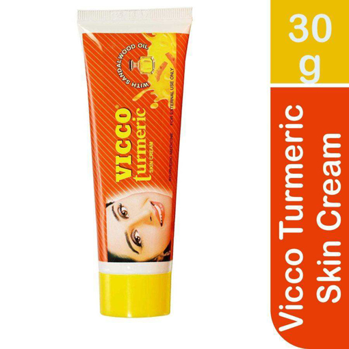 Vicco Turmeric Skin Cream  Ayurvedic Medicine 30 G Tube