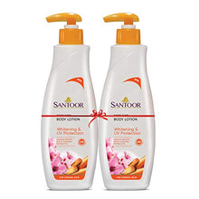 Santoor Perfumed Body Lotion For Whitening  UV Protection With Sandalwood  Sakura Extracts 250ml Buy 1 Get 1