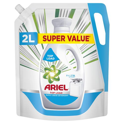 Ariel Matic Liquid Detergent - Top Load, 2 L Super Saver Pack