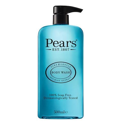 Pears Pure & Gentle Body Wash - With Mint Extract, 500 ml