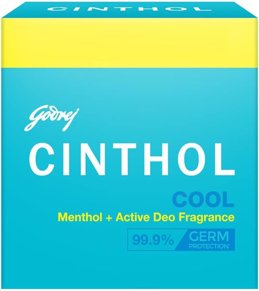 Godrej Cinthol Cool Bath Soap 125g Pack Of 3  75g FREE