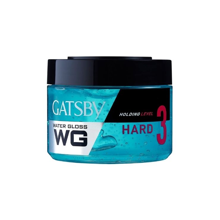 Gatsby Leather Water Gloss Hard Blue 300g