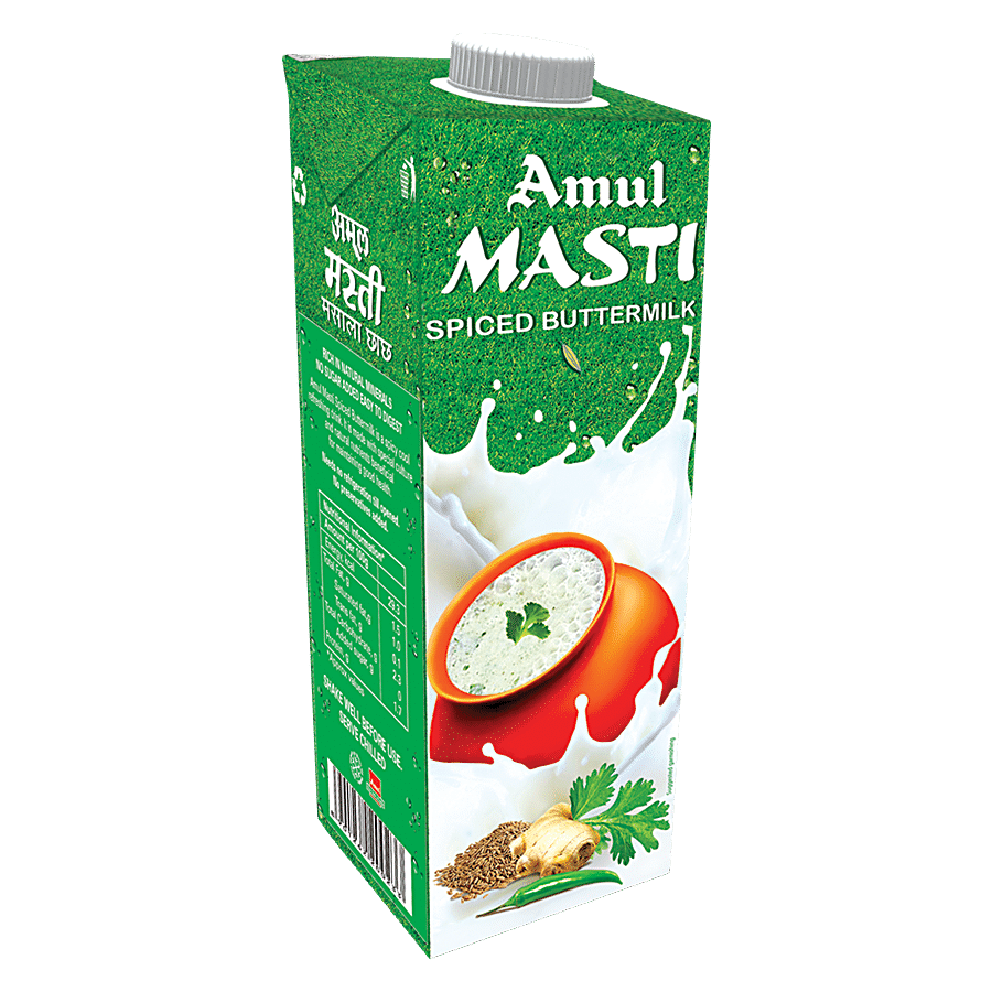 Amul Masti Buttermilk - Spice, 200 ml Carton