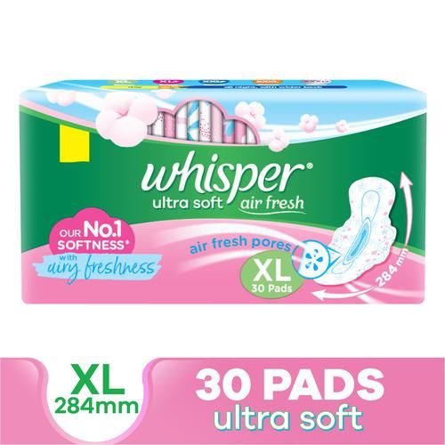 Whisper Ultra Soft Air Fresh Xl 30N
