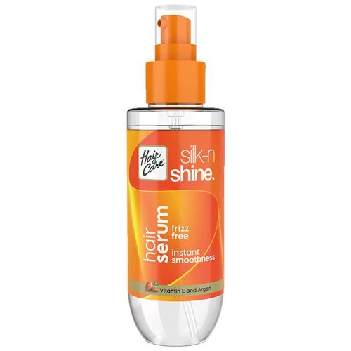 Hair & Care Silk-N Shine Hair Serum - For Silky Hair, Leave in Conditioner with Fruit Vitamins, Rich In Vitamin E, 50 ml Bottle