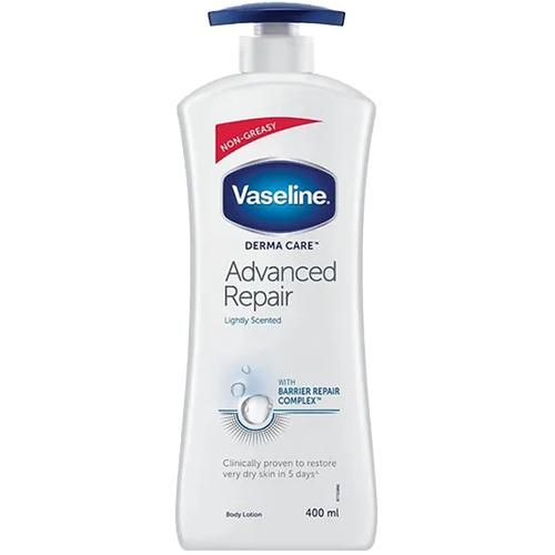 Vaseline Derma Care Advanced Repair Lightly Scented Body Lotion - Dry Skin, With Barrier Repair Complex, 400 ml