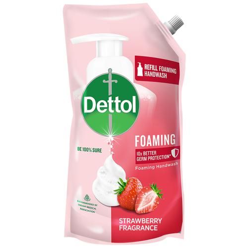 Dettol Foaming Hand Wash  Germs Protection Refill Strawberry 700 Ml