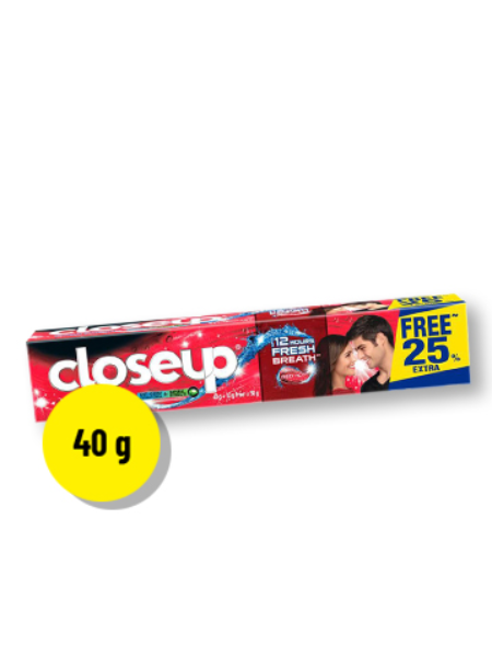 Close Up Ever Fresh Red Hot Anti Germ Gel Toothpaste 40 G