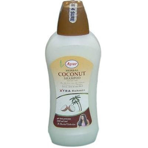 Ayur Herbals Coconut Shampoo For Dry Hair 1000 Ml With Product In Combo