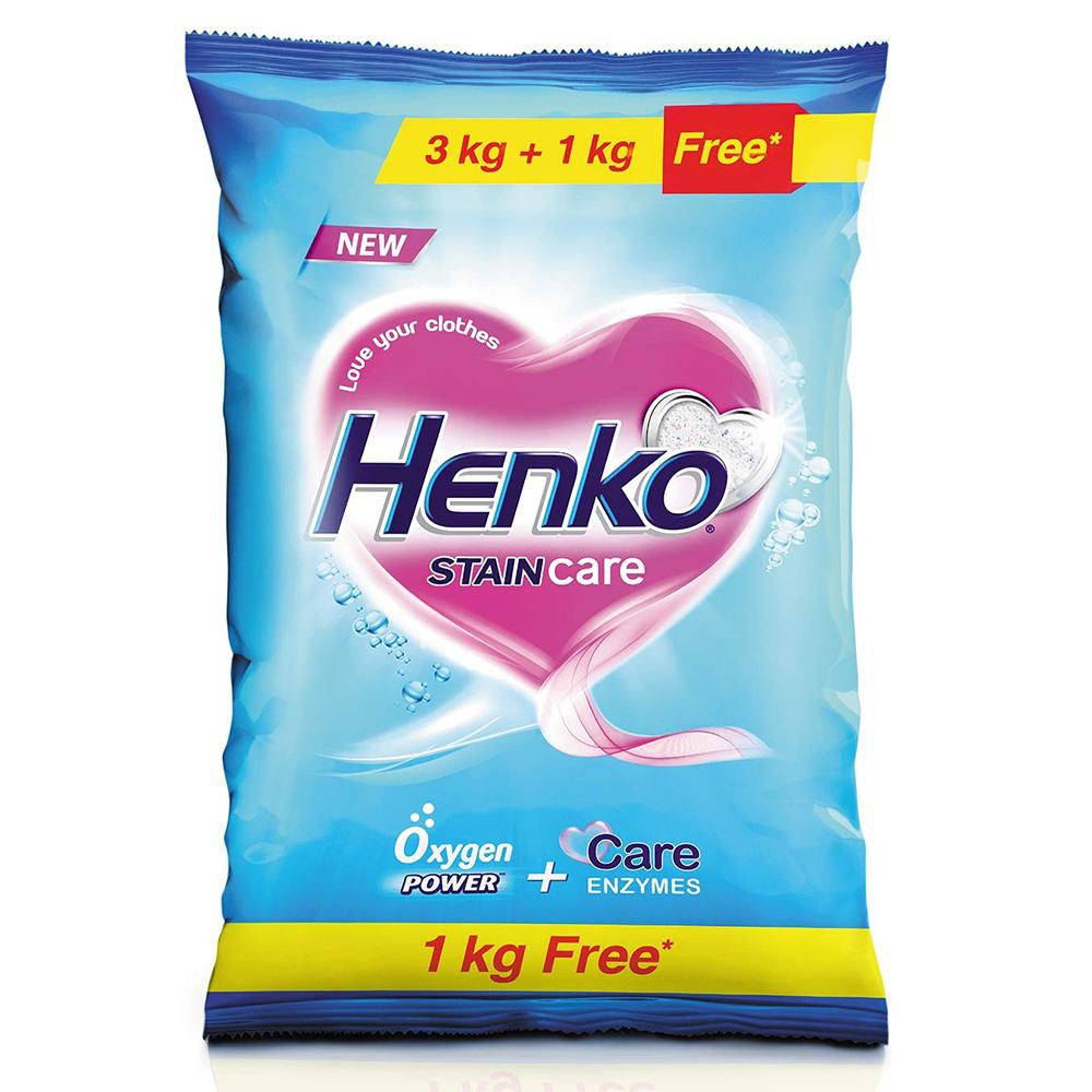 General Henko Stain Care Detergent 3kg  1kg Free