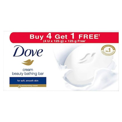 Dove Cream Beauty Bathing Bar Has 14th Moisturizing Cream 125 G