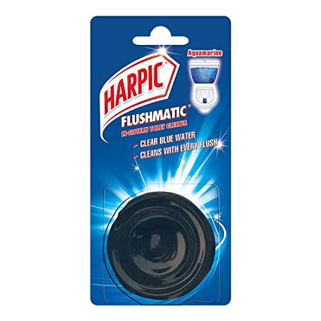 Harpic Flushmatic InCistern Toilet Cleaner Block Marine 100 G