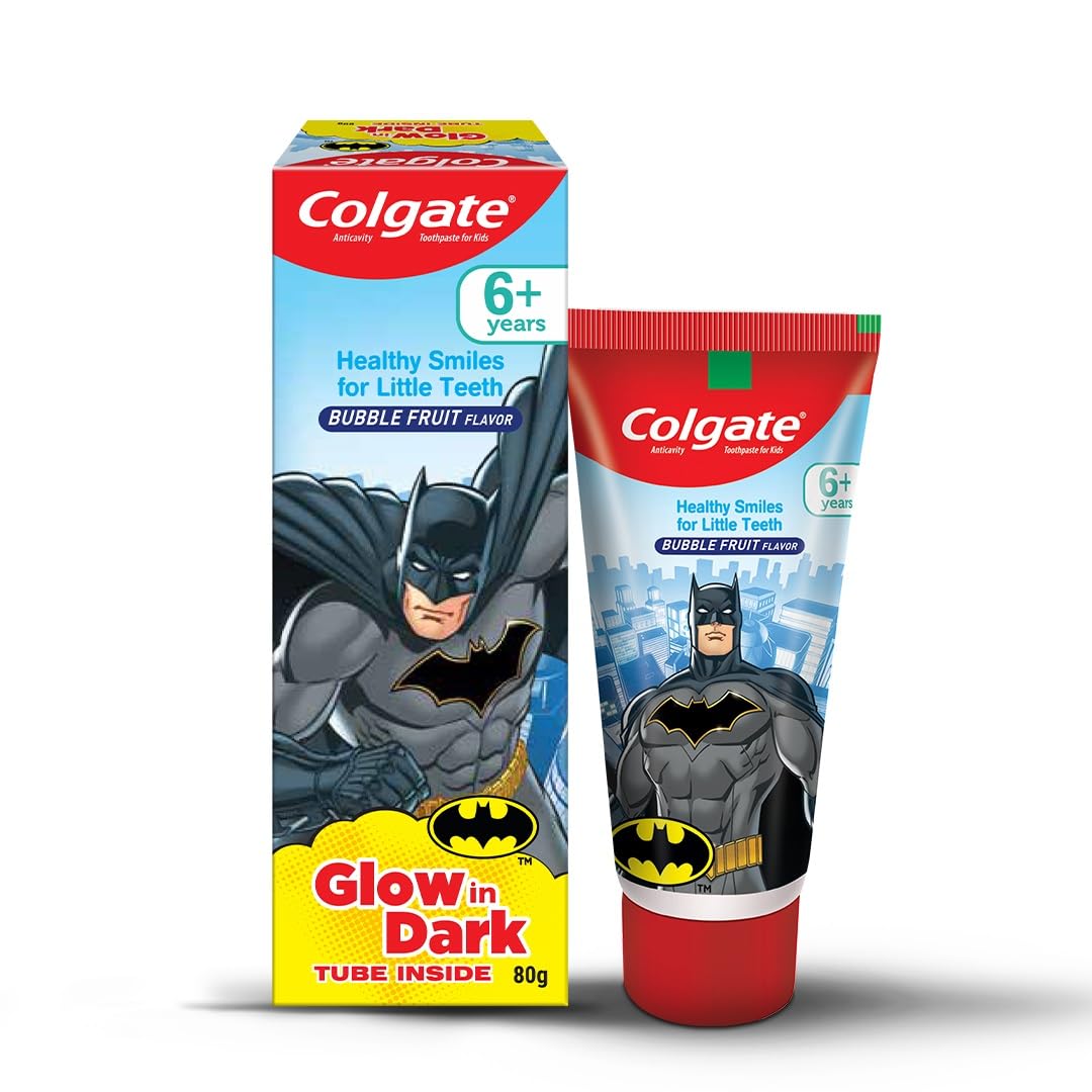 Colgate Batman Bubble Fruit Flavor Toothpaste For Kids 80g