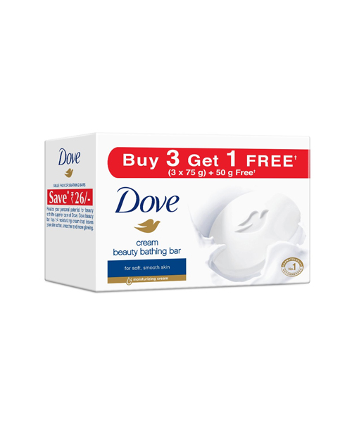Dove Cream Beauty Bathing Bar 3N X 75G