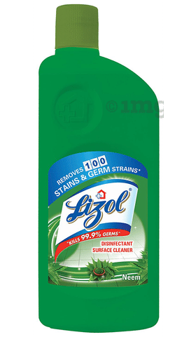 Lizol Disinfectant Surface Amp Floor Cleaner Liquid Neem  975 Ml