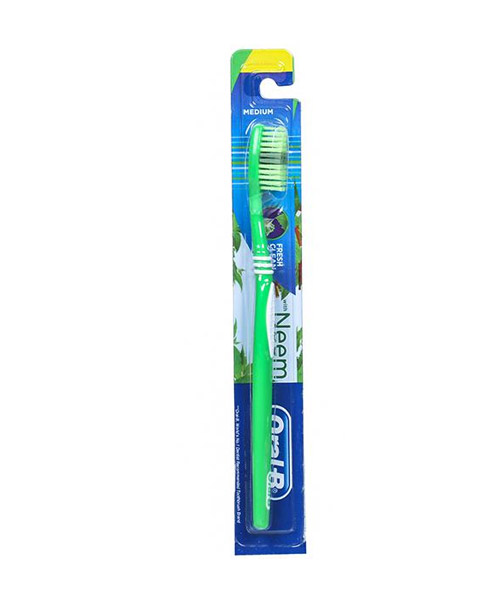 Oral-B Medium Toothbrush Fresh Clean With Neem Extract