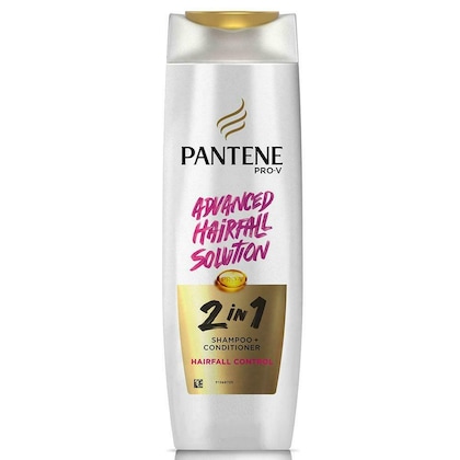 Pantene Advanced Hairfall Solutions 2 In 1 Shampoo + Conditioner Silky Smooth Care 340Ml