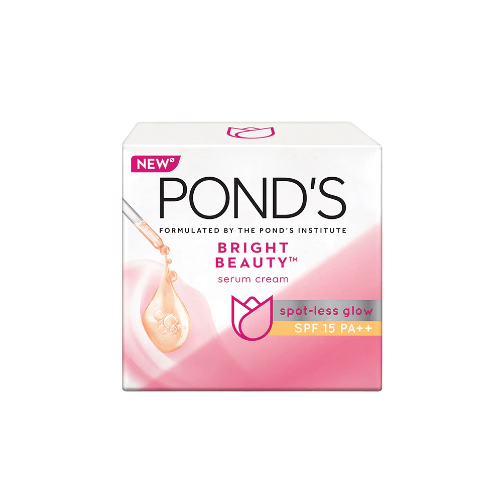 Ponds Bright Beauty Serum Cream SpotLess Glow Spf 15 Pa 50G