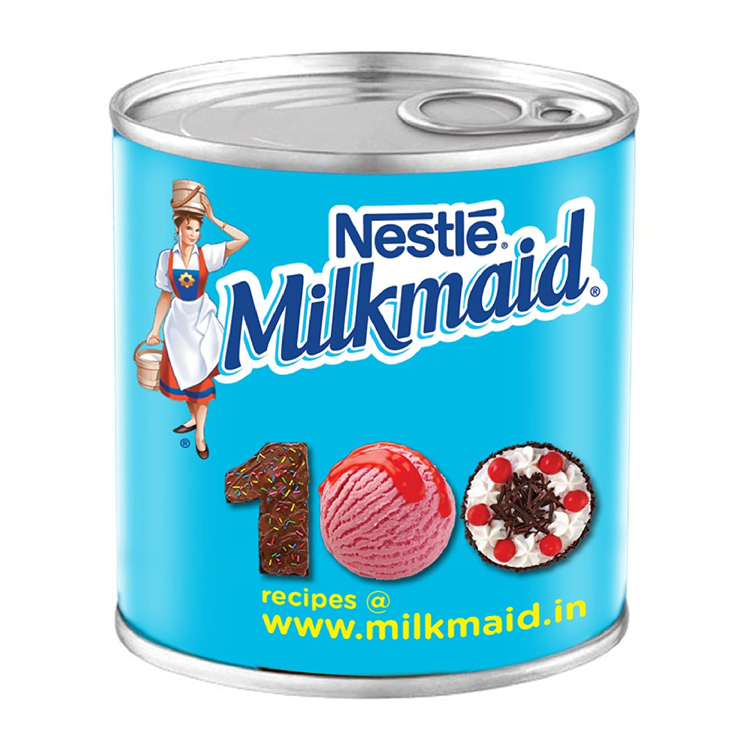 Nestle Milkmaid Partly Skimmed Sweetened Condensed Milk 380 G Tin