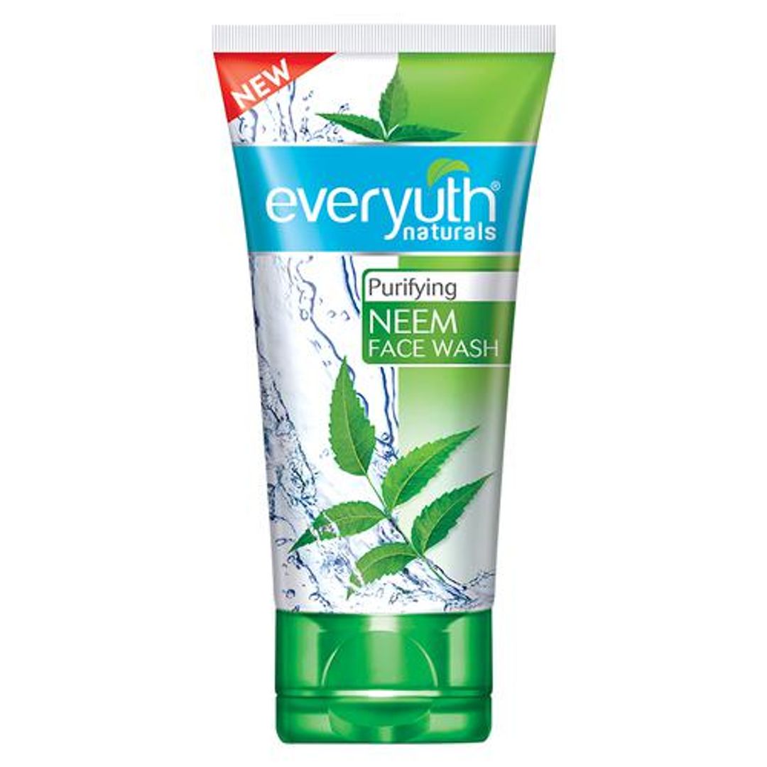 Everyuth Naturals Purifying Neem Face Wash, 150 g Tube
