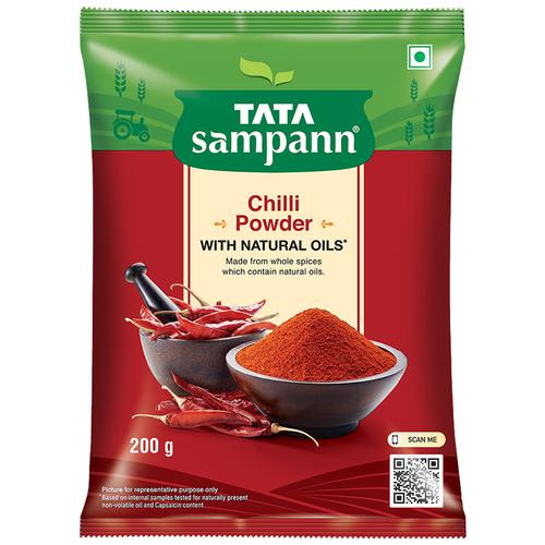 Tata Sampann Chilli Powder/Menasina Pudi, 200 g