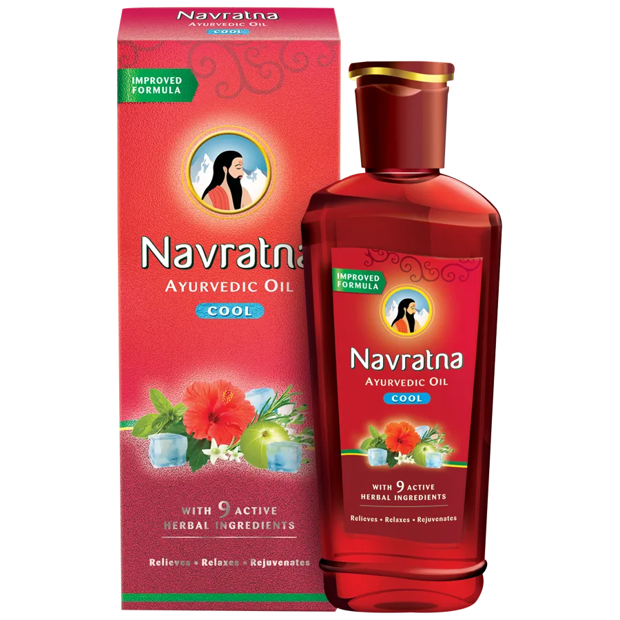 Navratna Hair Oil  Ayurvedic Cool 50 Ml