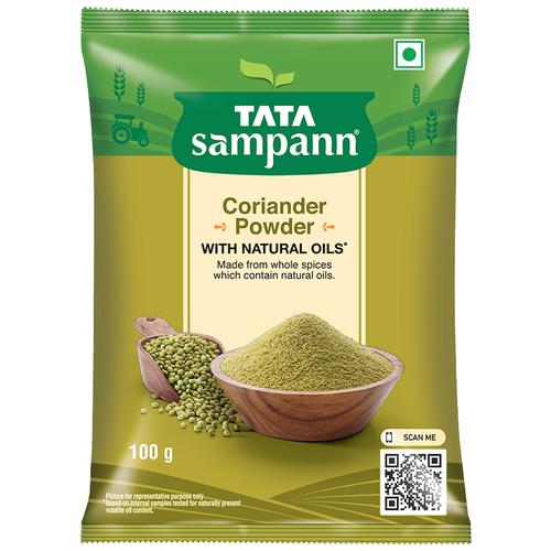 Tata Sampann Coriander Powder With Natural Oils - Enhances Flavour, Rich In Aroma, 100 g